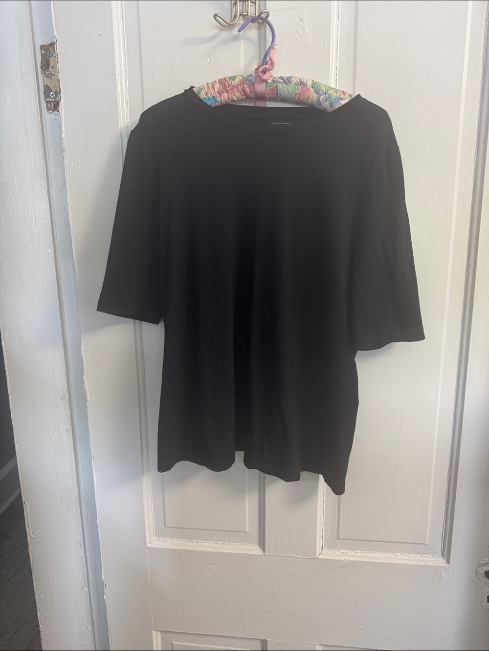 Who What Wear Black Short-Sleeve Women's Tee